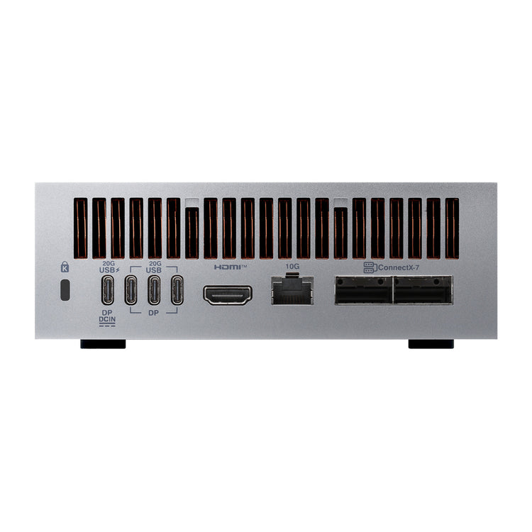 Asus Ascent GX10 Arm V9.2-A 128 2 Mini-PC (Dunkelgrau | NVIDIA GB10 Grace Blackwell | DGX Spark | NVLINK-C2C | 128 GB | 2 TB SSD)