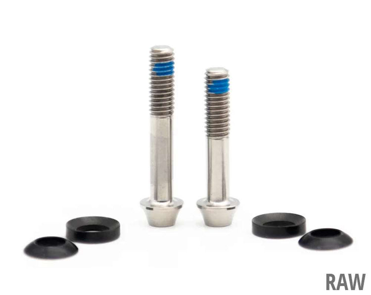 Oak Components Titanschrauben-Set M6x30 M6x35 (2 Stück) für Plasmadapt-Bremsadapter