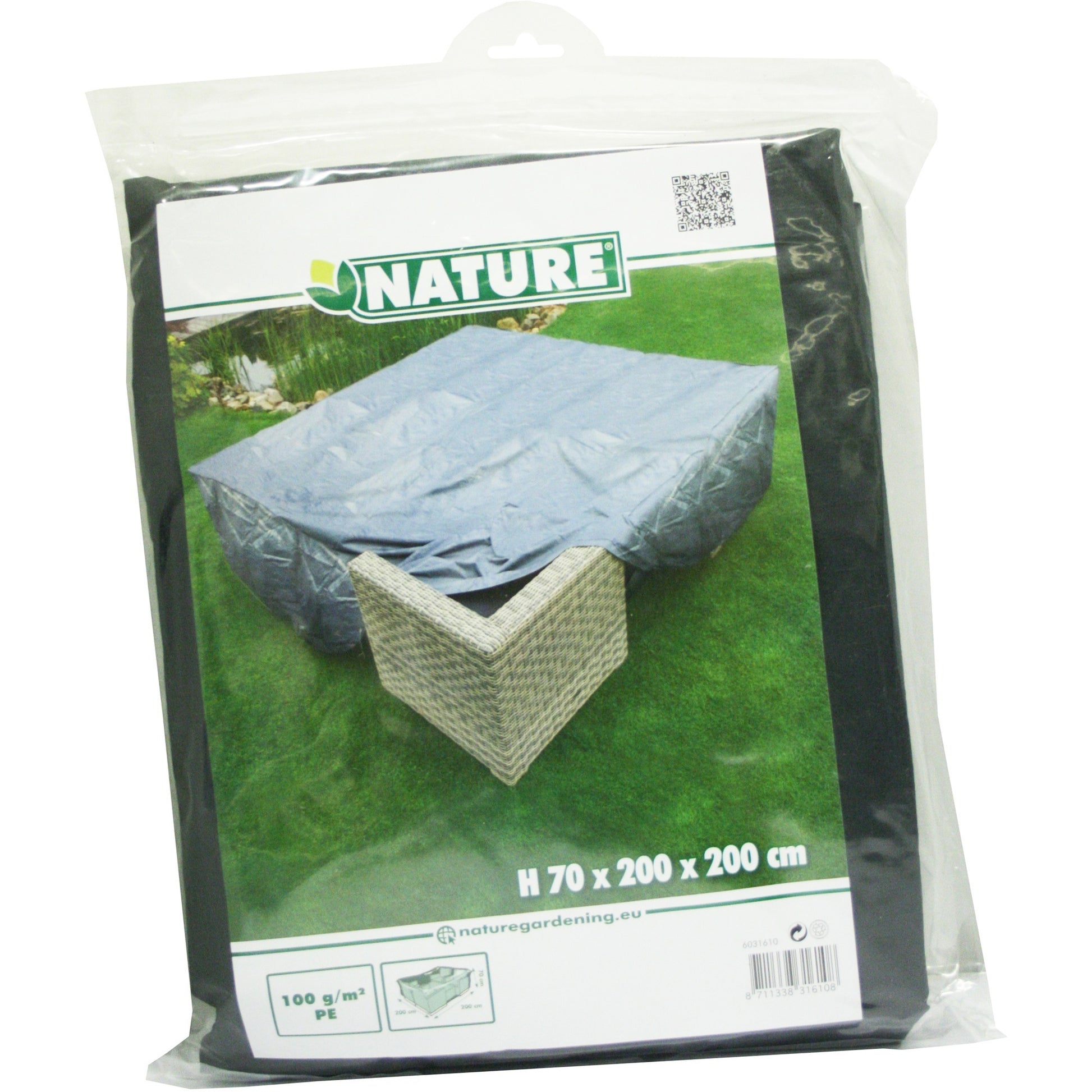Naturgartenmöbelabdeckung für Lounge -Set