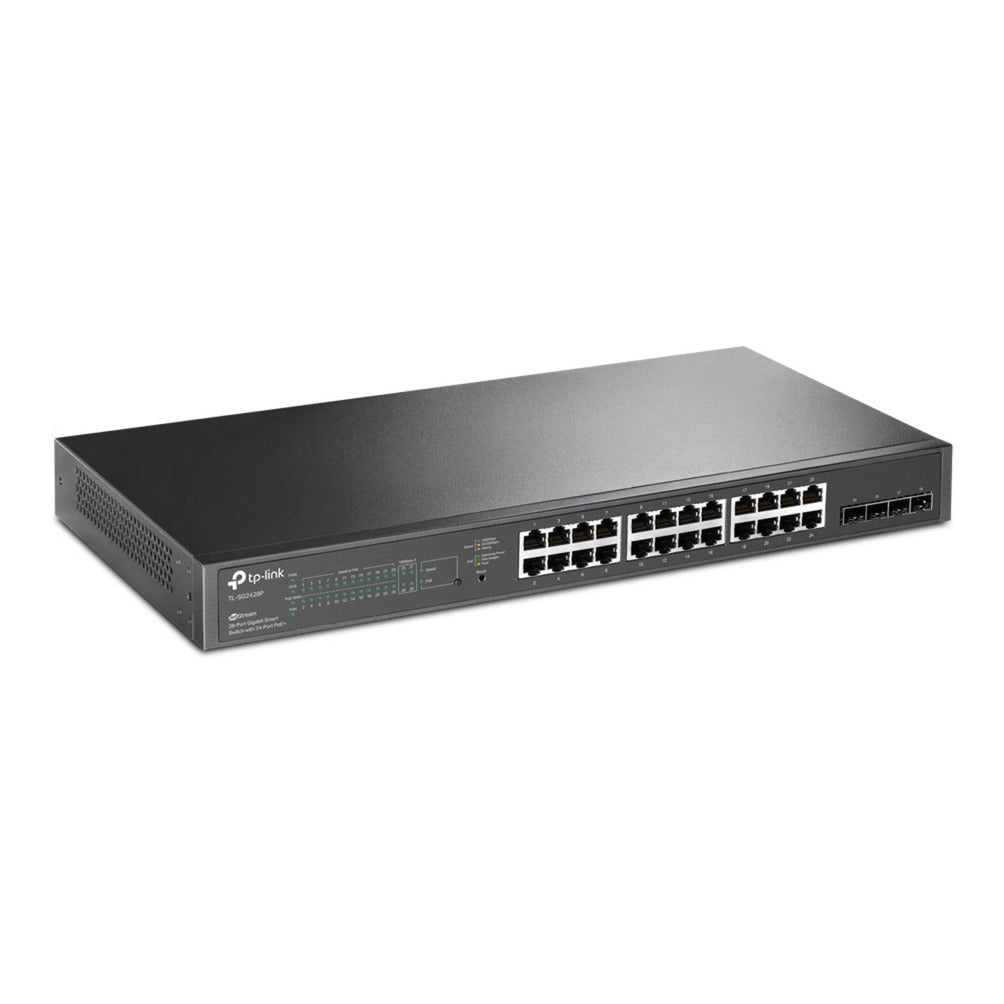 Tp-link Omada SG2428P Jetstream 28-Port Gigabit Smart Switch (schwarz, 24x PoE+)