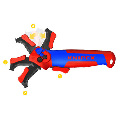 Knipex Demontagemesser mit Gleitschuh - 16 50 145 sb
