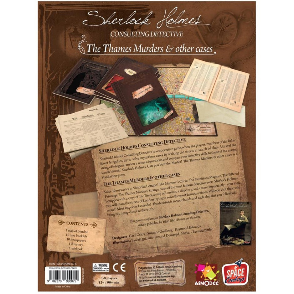 Asmodee Sherlock Holmes Consulting Detective: die Themse M.