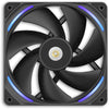 Nzxt f140x RGB-Gehäuselüfter (schwarz, 140 x 140 x 30 mm, PWM)