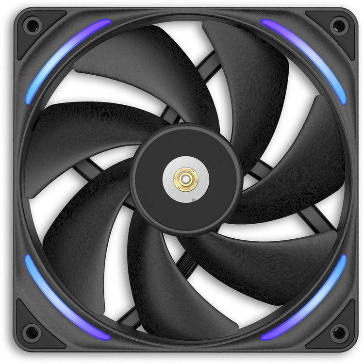 Nzxt f140x RGB-Gehäuselüfter (schwarz, 140 x 140 x 30 mm, PWM)