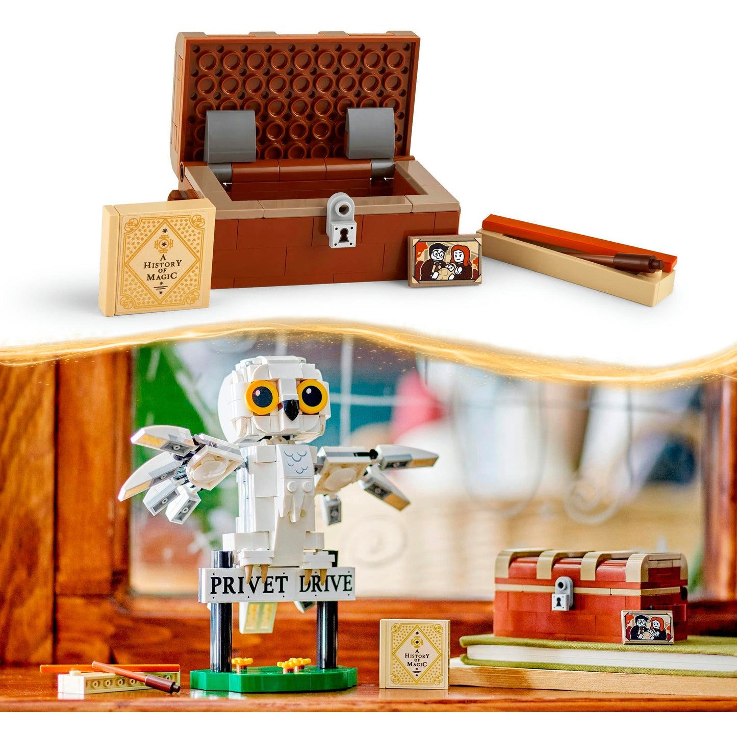 LEGO 76425 Harry Potter Hedwig in Ligusterlaan 4