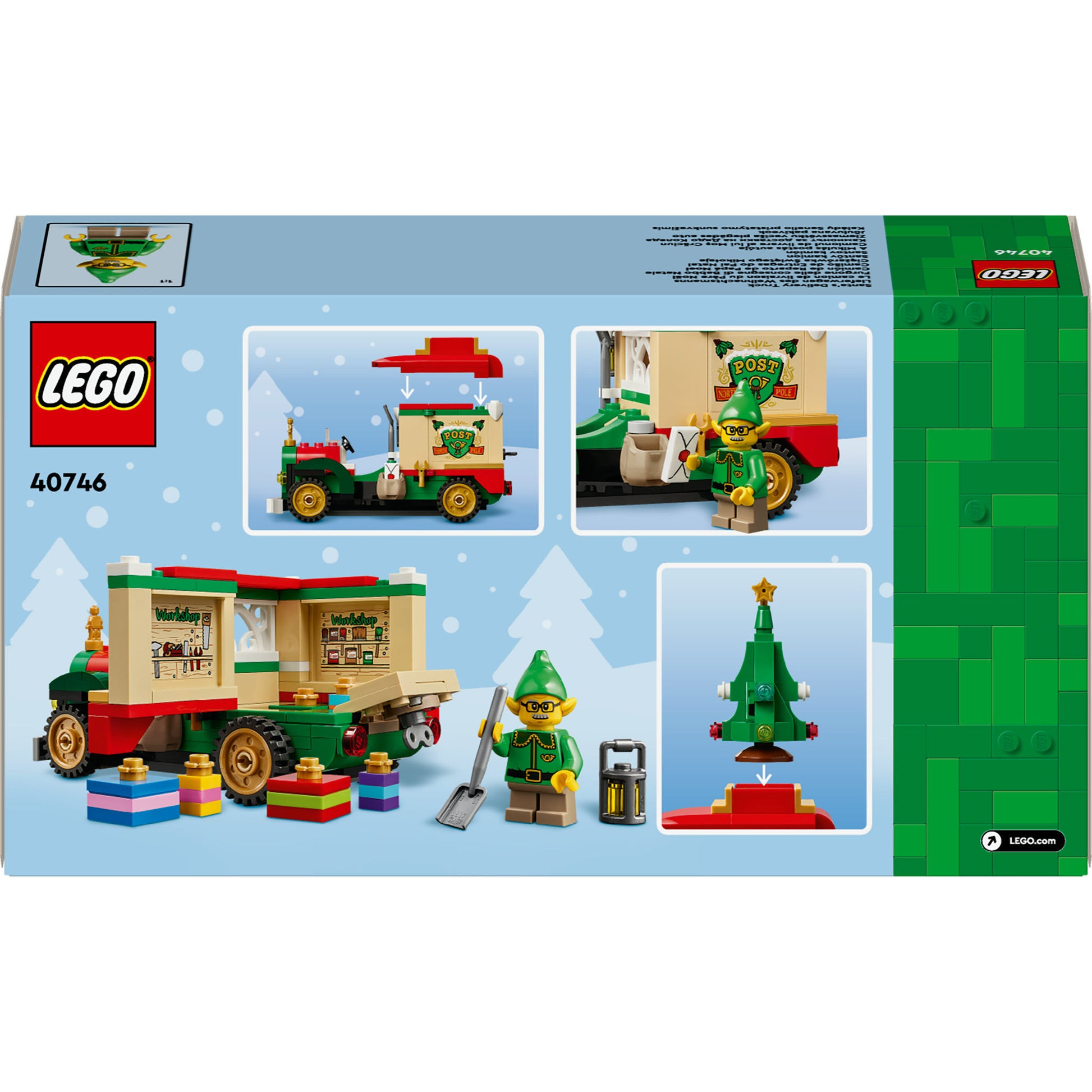 Lego LEL Seasons 40746 Weihnachtsmann-Lieferwagen | 2 Stk