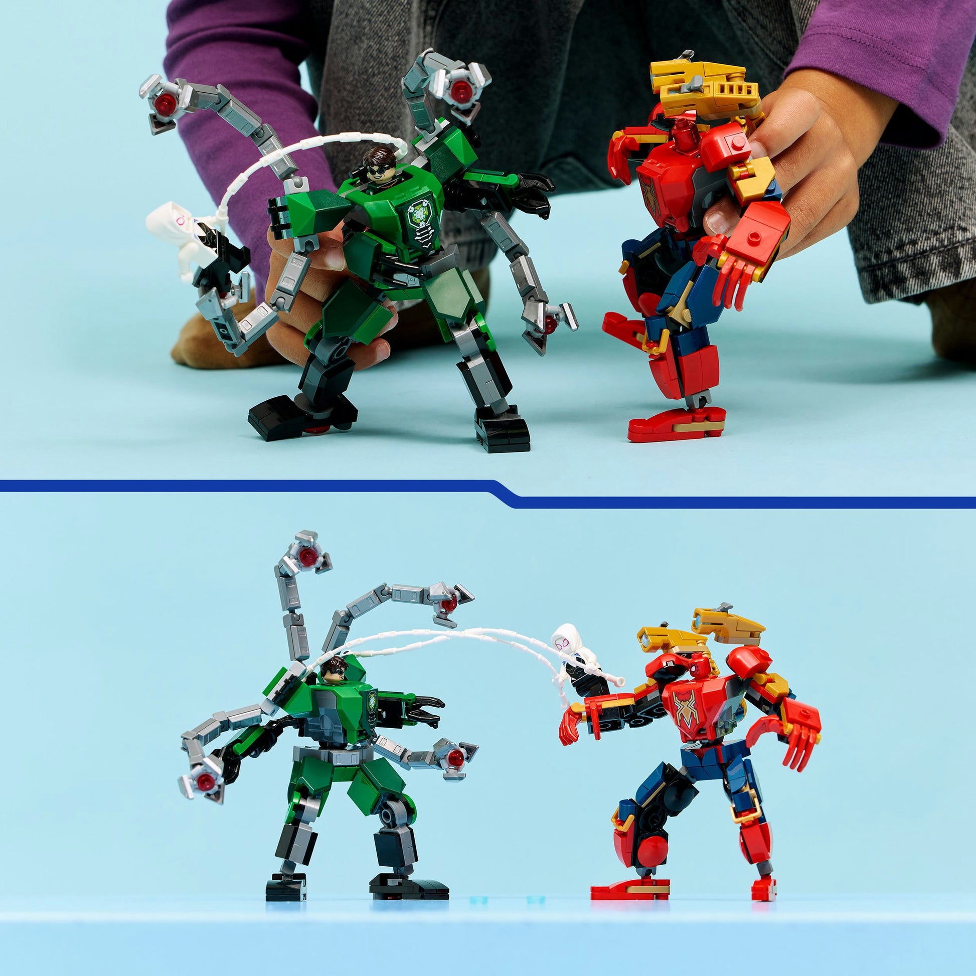 Lego 76338 Super Heroes Marvel Mecha-Duell Spiderman vs. Doc Ock