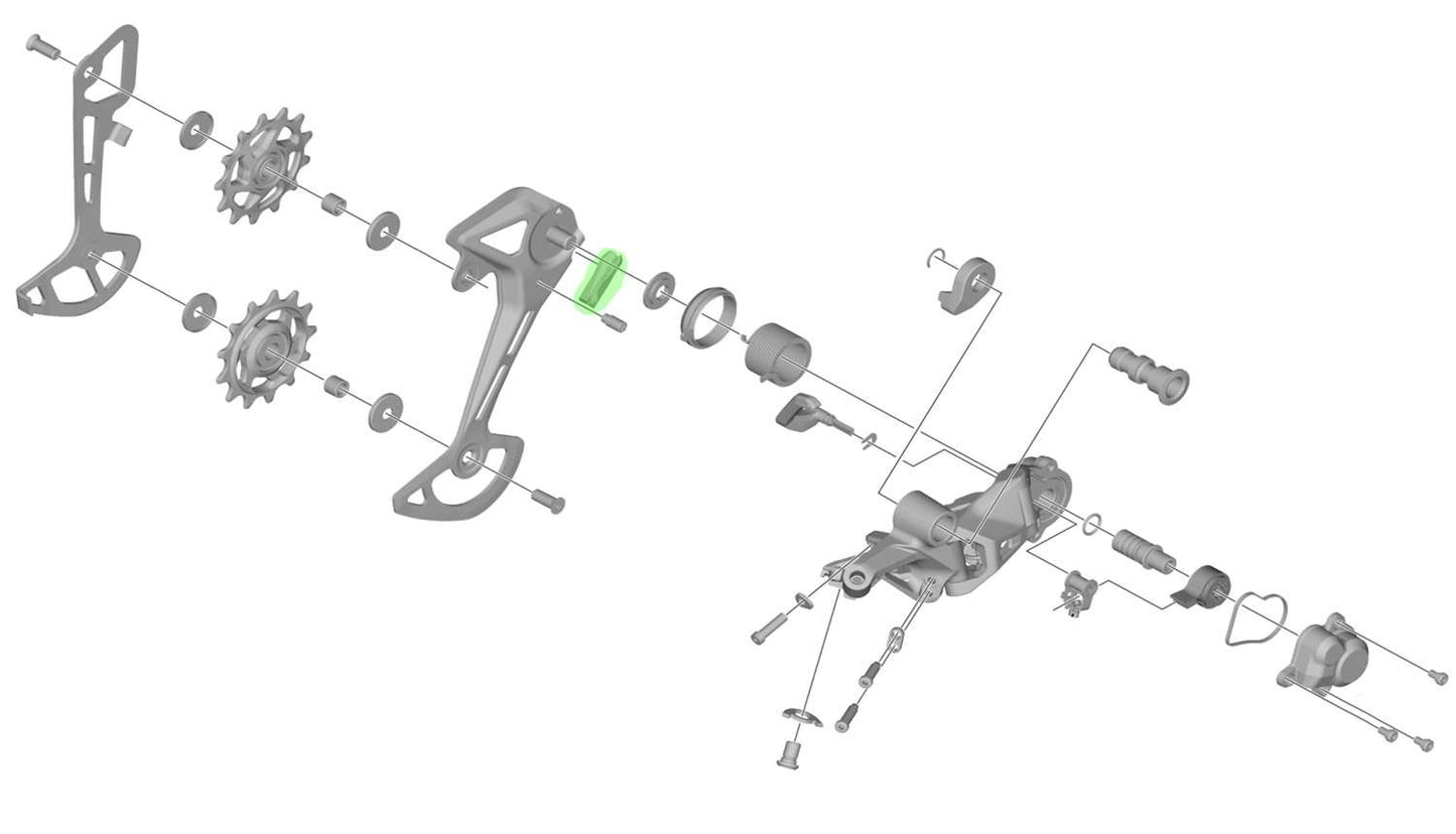 Shimano-Stoßfänger für das Schaltwerk rd-m7100