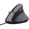 Ergonomische Maus Trust Bayo II (schwarz, 800 dpi – 2.400 dpi)