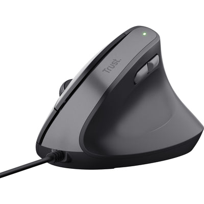 Ergonomische Maus Trust Bayo II (schwarz, 800 dpi – 2.400 dpi)