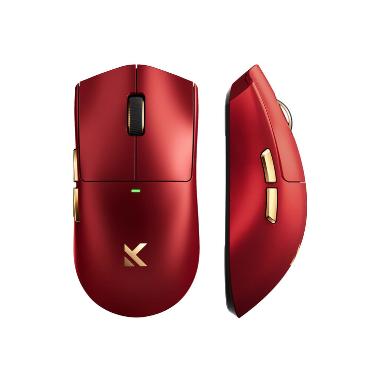 Mchose K7 ultraleichte kabellose Gaming-Maus (Rotgold, RGB, USB 2,4 GHz, 42.000 dpi)