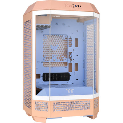 Thermaltake the Tower 300 – Peach Fuzz Mini-Tower-Gehäuse (Pfirsich | 3x USB-A | gehärtetes Glas)