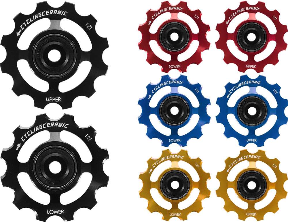 Cyclingceramic 12t Umwerferrollen für Sram-Achsen Campagnolo