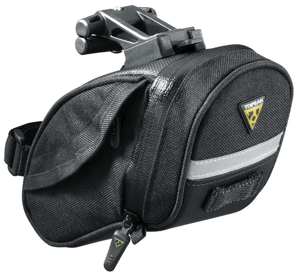 Topeak -Satteltasche Aero Wedge DX Small - Schwarz - Rennen - 0,45 l