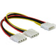Delock Y -Kabel> 2x 4Pin Molex