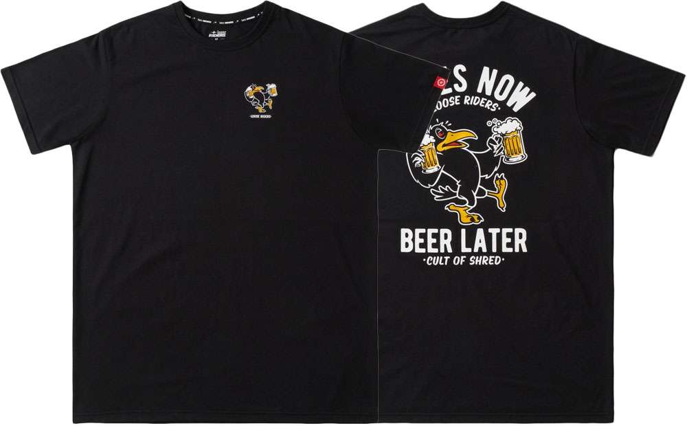 Loose Riders Drinky Crow – Tech-T-Shirt