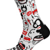 Sox-Schuhe, leuchtend funky – Socken