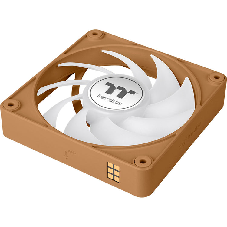 Thermaltake CT120 EX ArGB Sync PC-Lüfter Gravel Sand (3-Lüfter-Pack) Gehäuselüfter (hellbraun, 3 Stück, 120 x 120 x 25 mm, PWM)