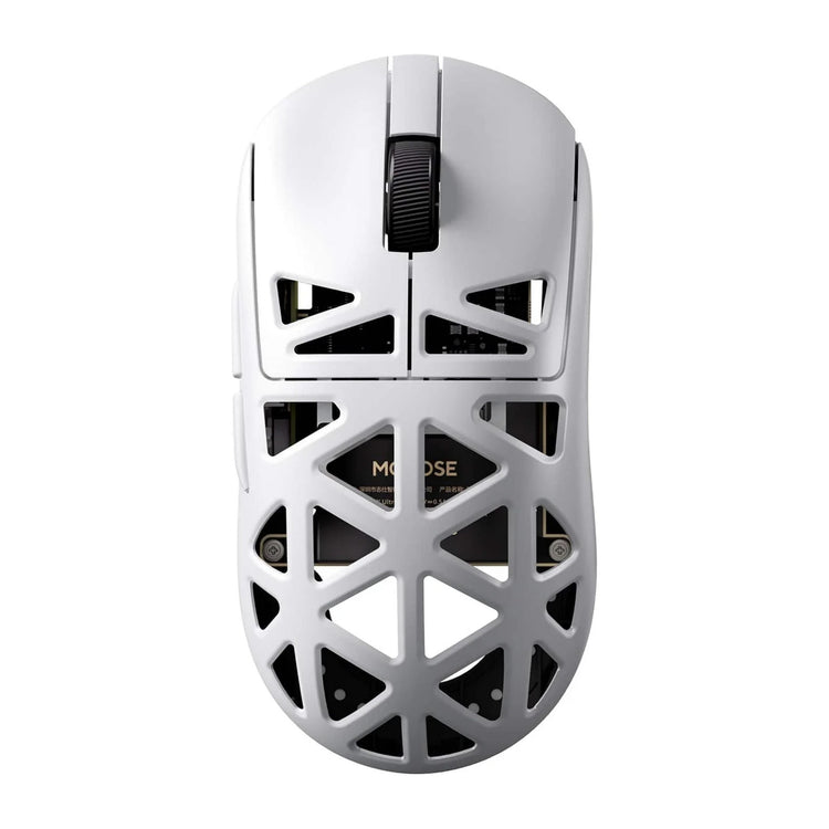 Mchose a7x Ultra-Magnesiumlegierung kabellose Gaming-Maus (weiß, bis zu 40.000 dpi, 2,4 GHz USB-C Bluetooth)