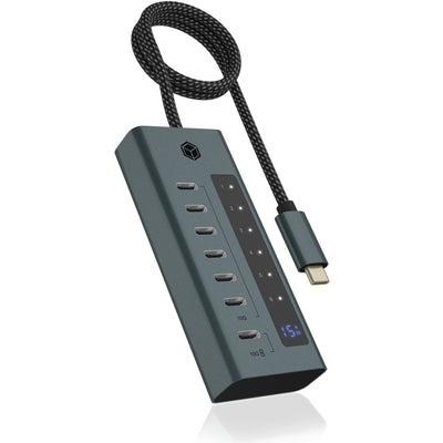 Icy Box 7-Port USB 3.2 Gen 2 Typ-C-Hub