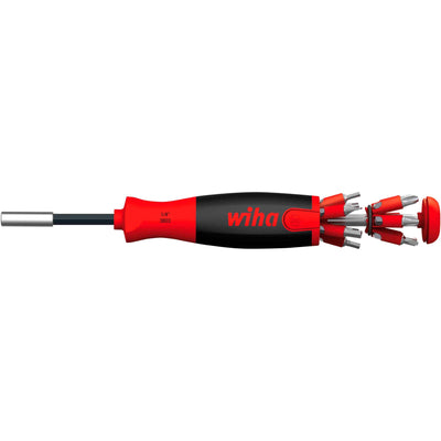 Wiha-Schraubendreher mit Bitmagazin LiftUp 25