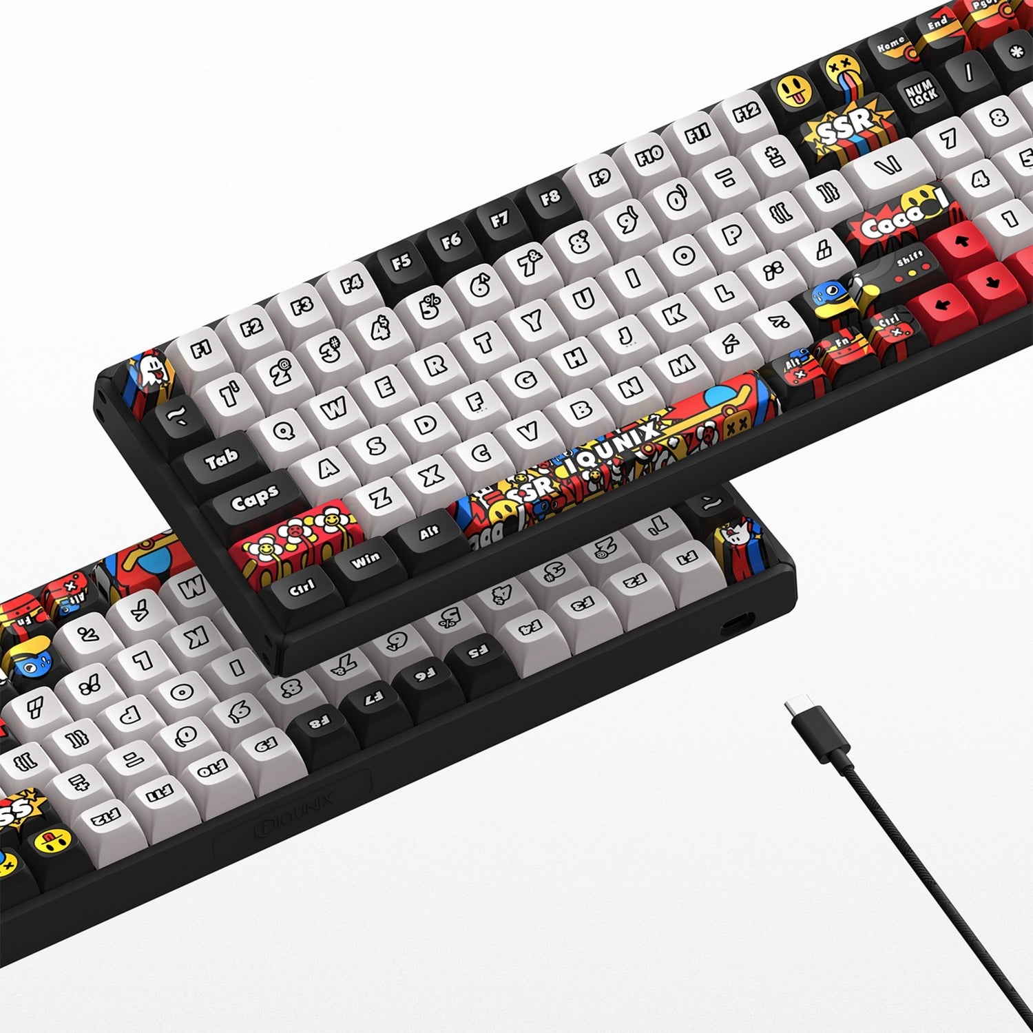 Iqunix F97 Graffiti -Tagebuch drahtlose mechanische Tastatur