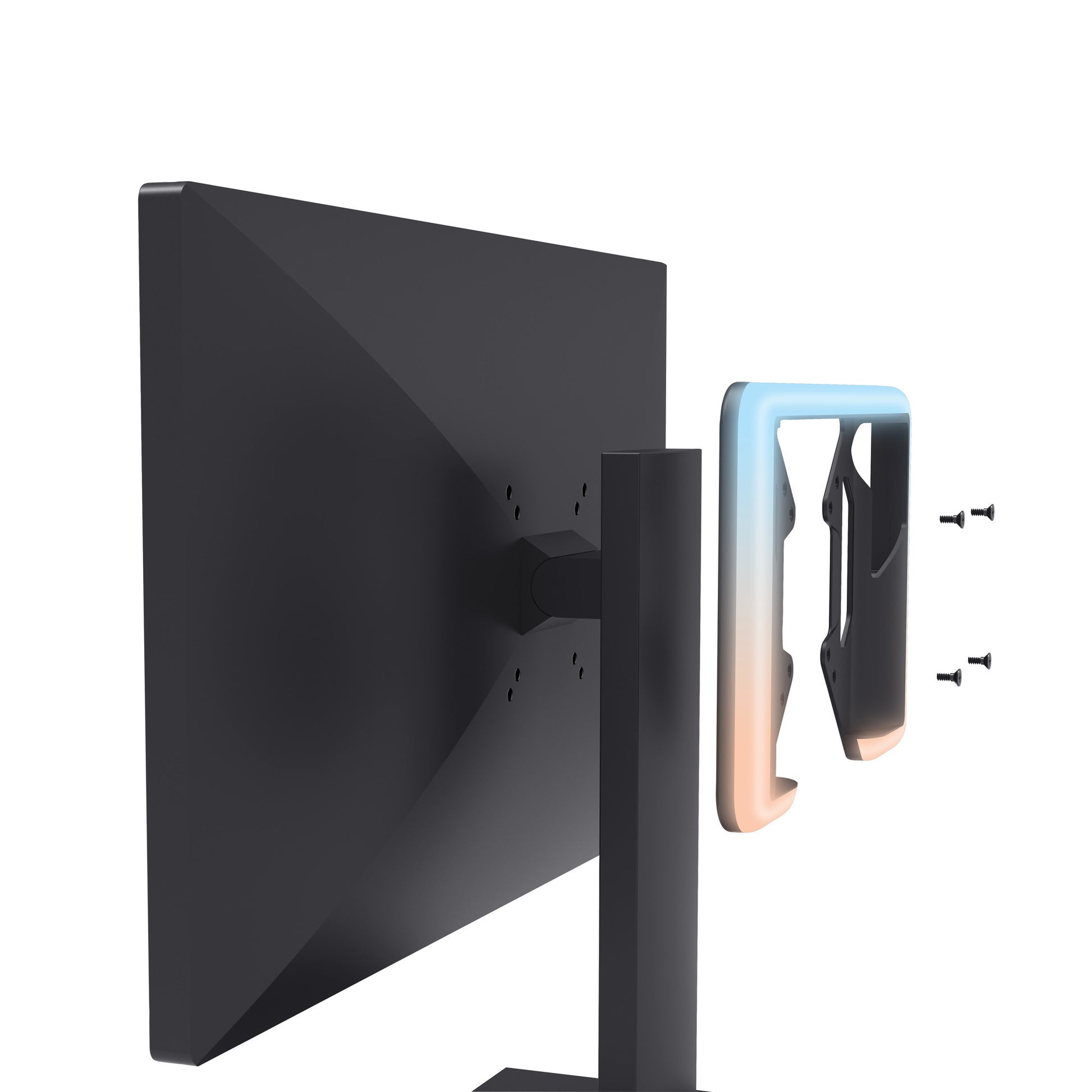 Trust GXT 907 VYBZ RGB-Hintergrundbeleuchtung für Monitore (Schwarz)