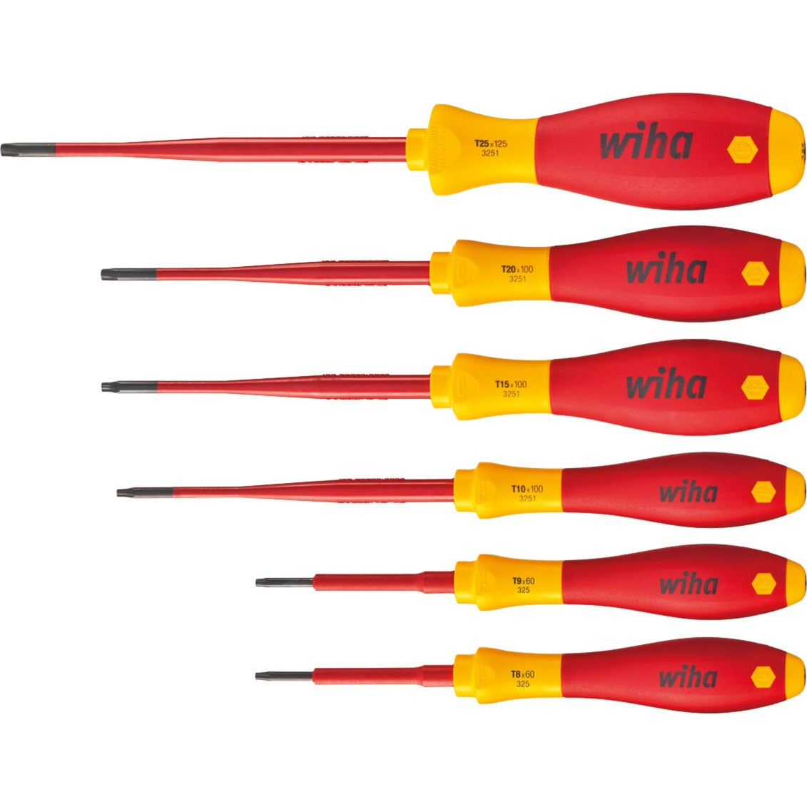 WIHA -Schraubendreher Set Softfinish Electric Slimfix