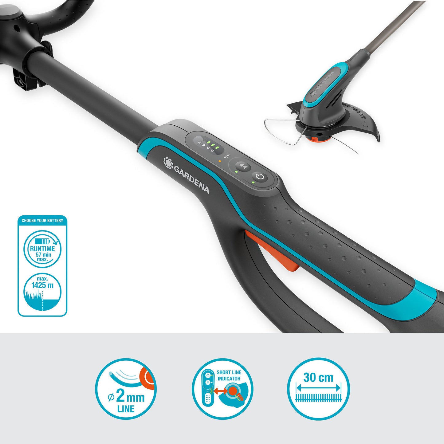 Gardena Trimmer Powertrim 3018V P4A Solo