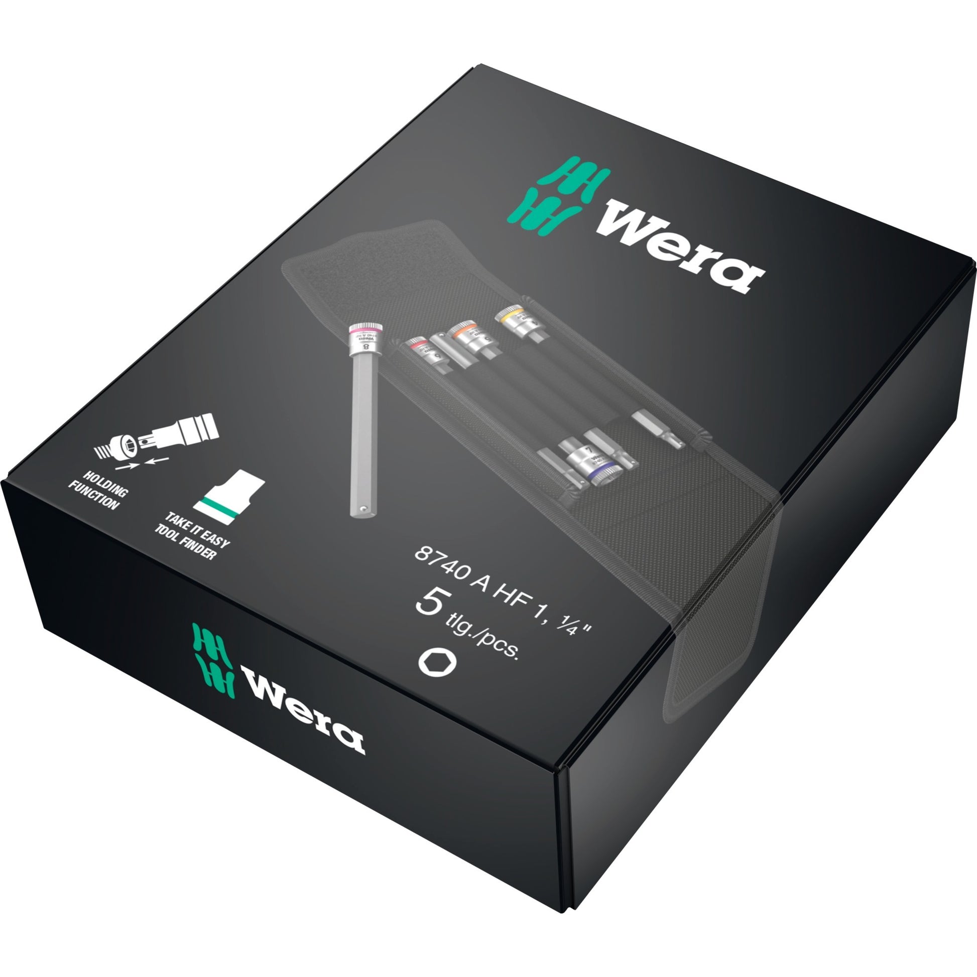 Wera 8740 A HF 1 Zyklop Bit Doops Set Binking Side