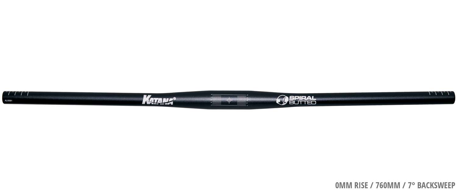 Spiralförmig konifizierter Katana-Riser-Lenker mit 31,8-mm-Lenker