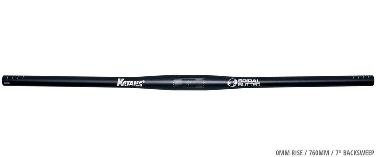 Spiralförmig konifizierter Katana-Riser-Lenker mit 31,8-mm-Lenker