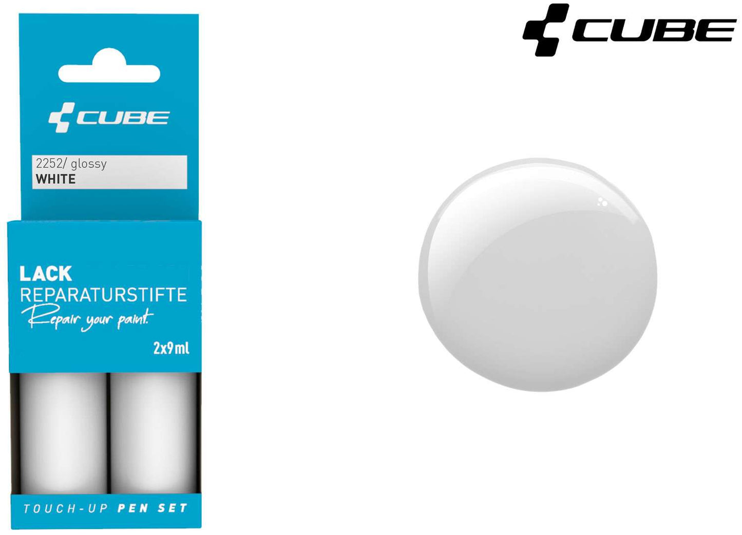 Cube Lackstift-Set weiß