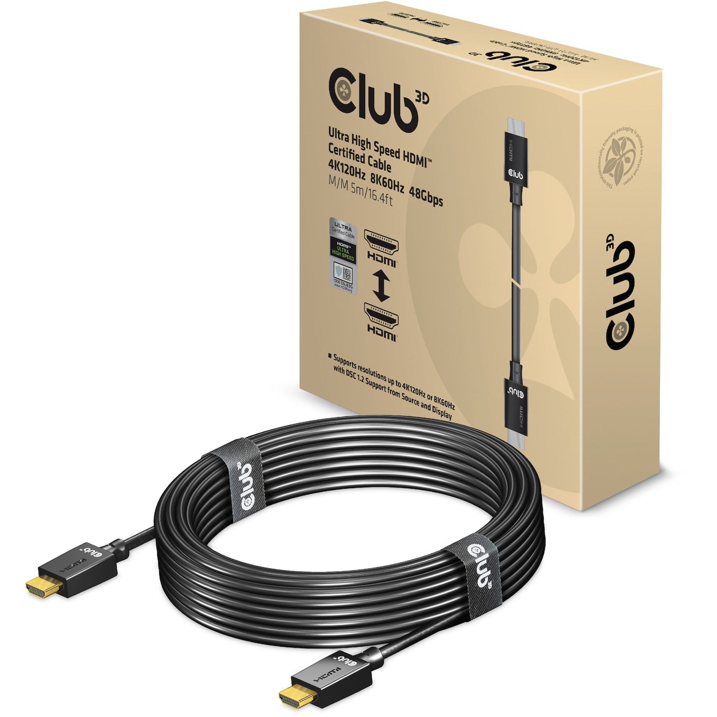 Club 3D Ultrahohling HDMI -zertifiziert
