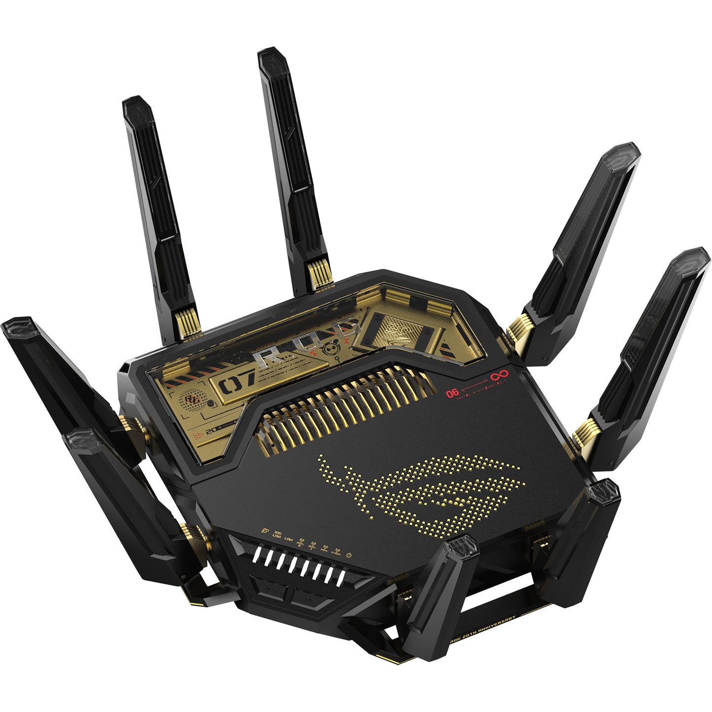 Asus Rog Rapture GT-BE98 20th Anniversary Edition Router (schwarz)