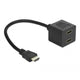 Delock High Speed ​​HDMI Splitter mit Ethernet 1x männlich zu