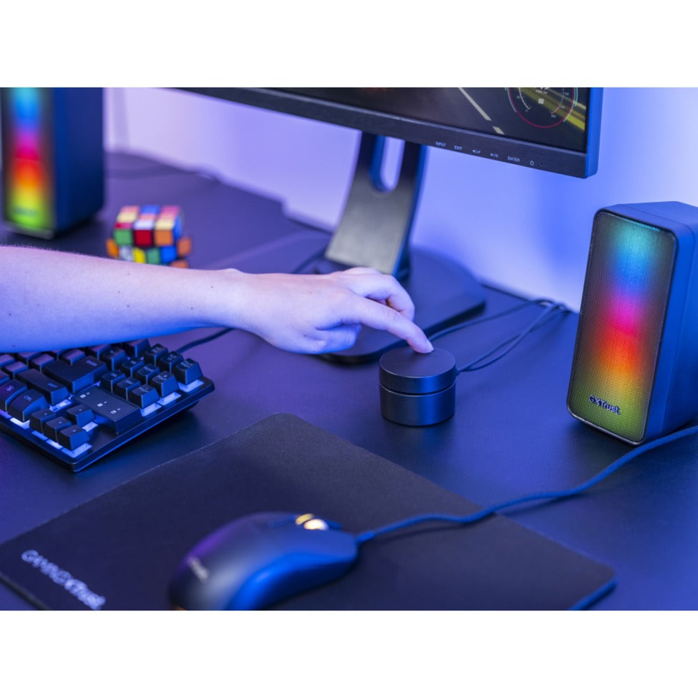 Vertrauen Sie GXT 611 Wetz Ibelbeleuchtet 2.0 RGB -Lautsprecher Set