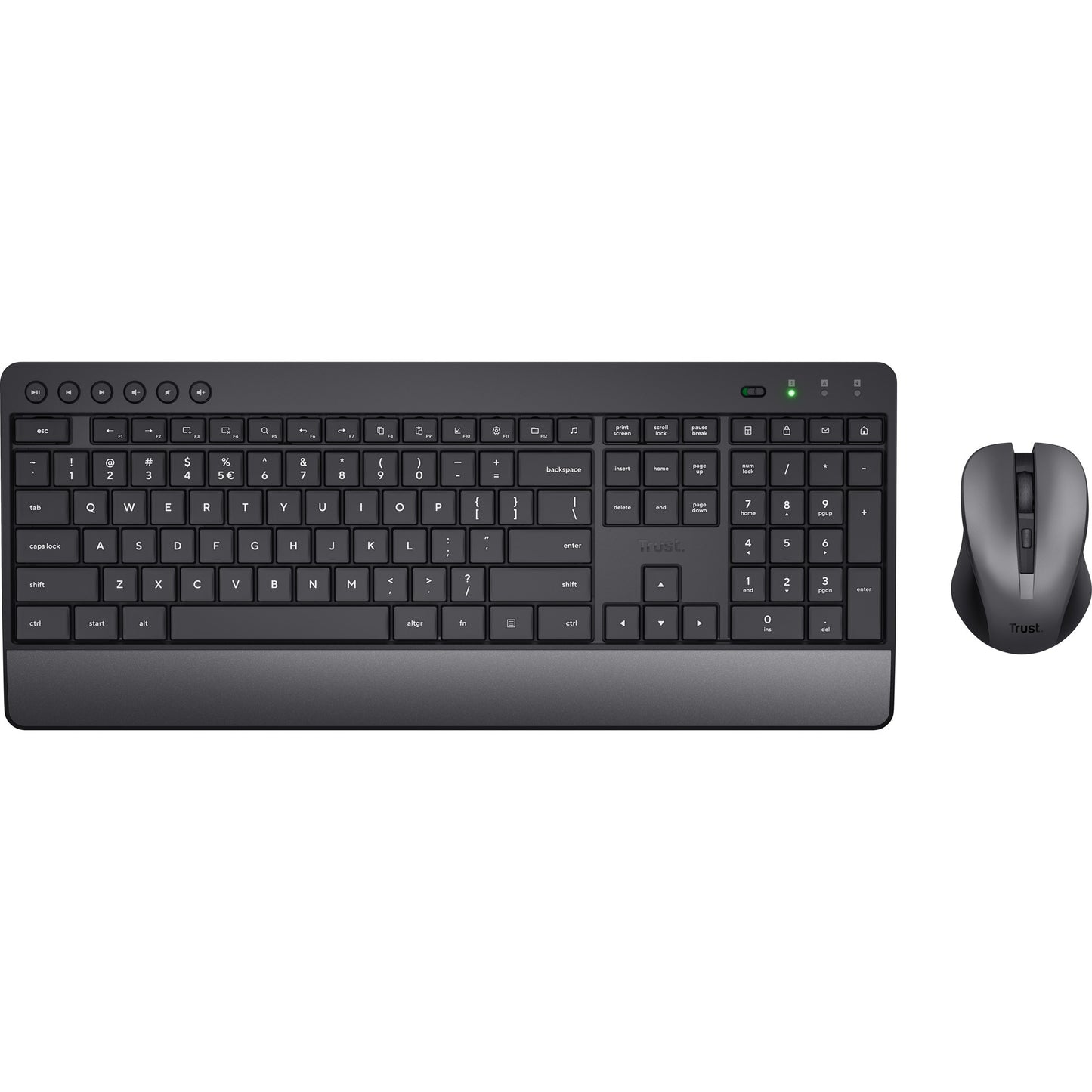 Vertrauen Sie Trezo Komfort Wireless Keyboards Muisset