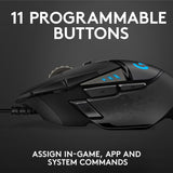 Logitech G502 Hero High Performance Gaming Maus - afbeelding 5