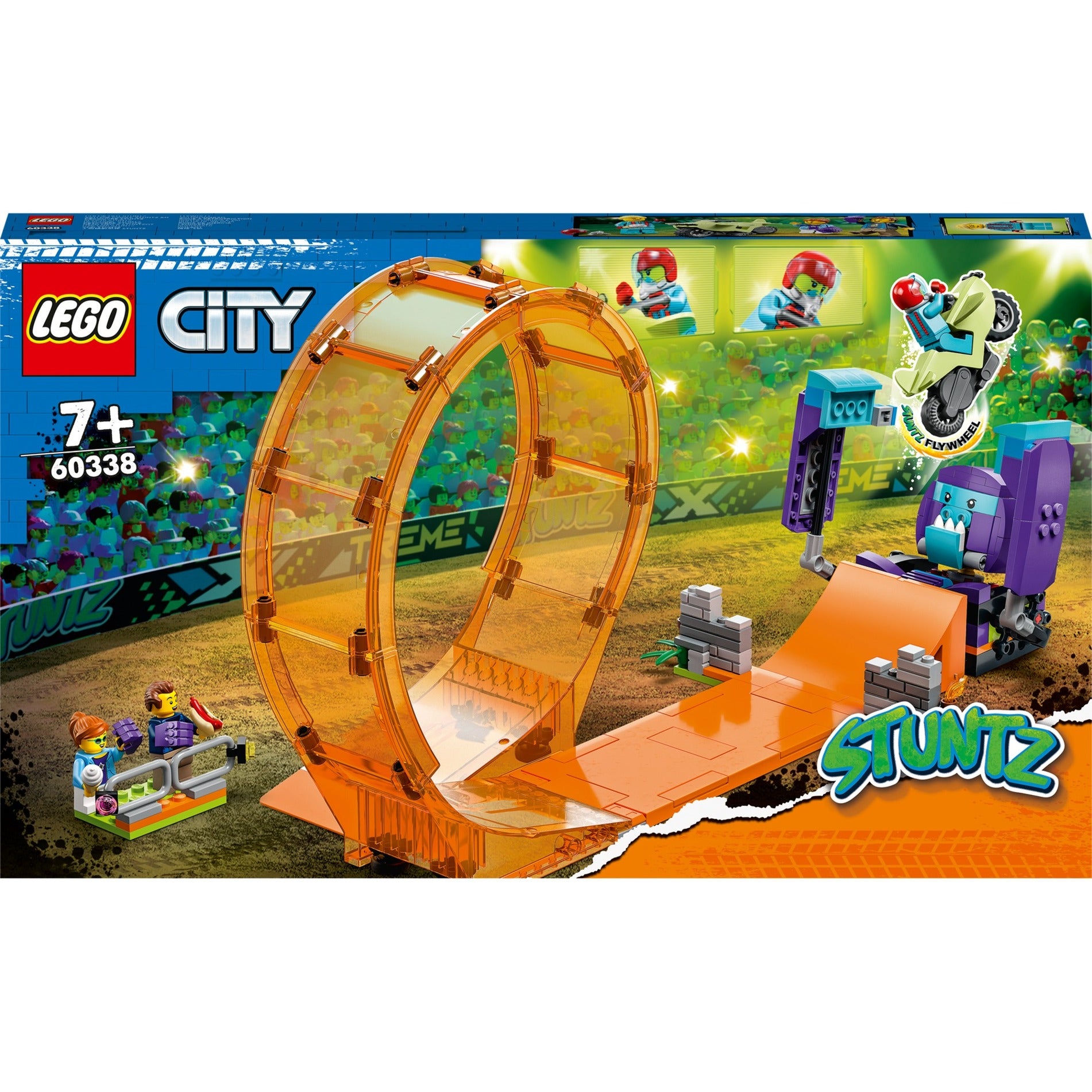Lego Lego City 60338 Crossing Chimpanzee Stunt Loop