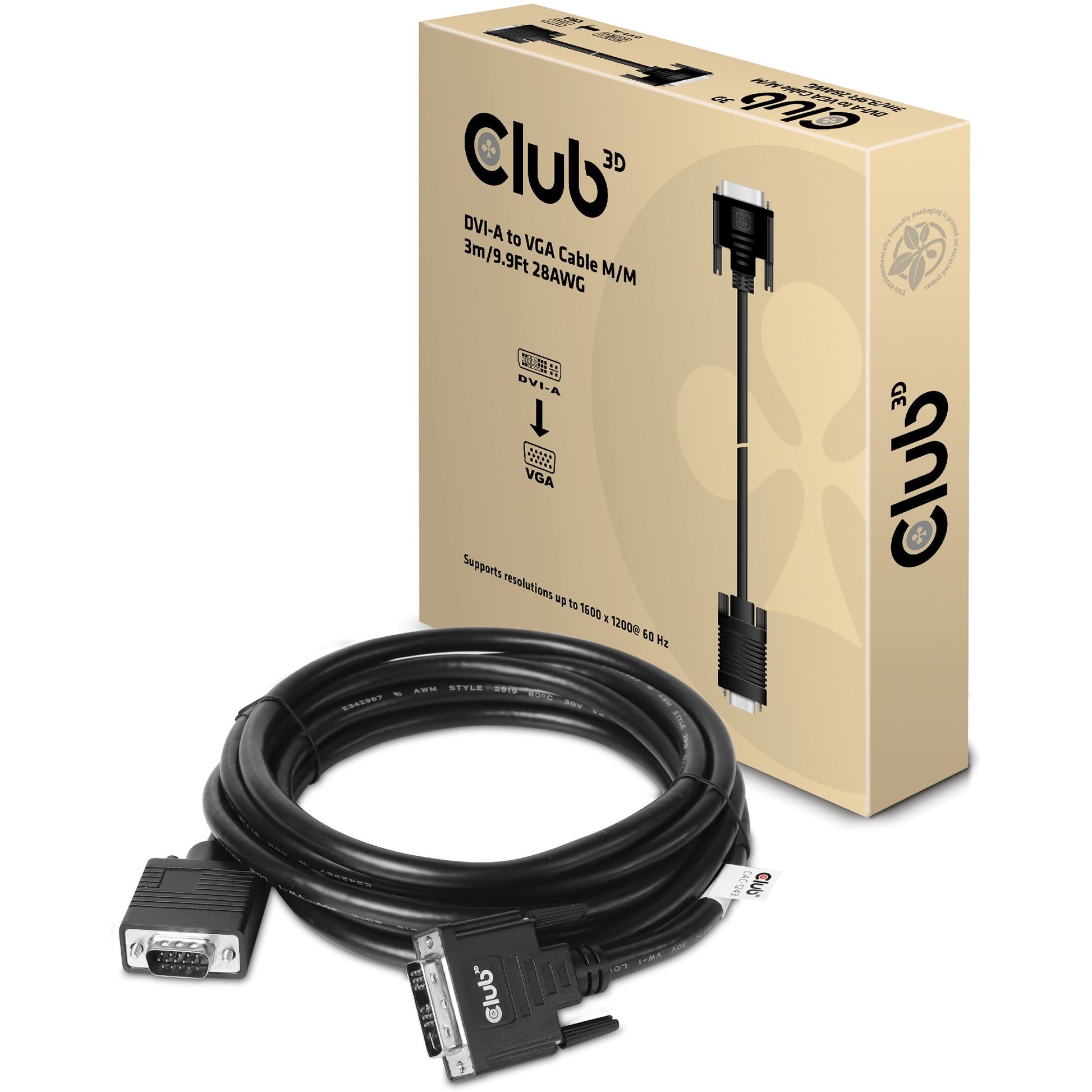 Club 3d DVI-A zu VGA Kabel