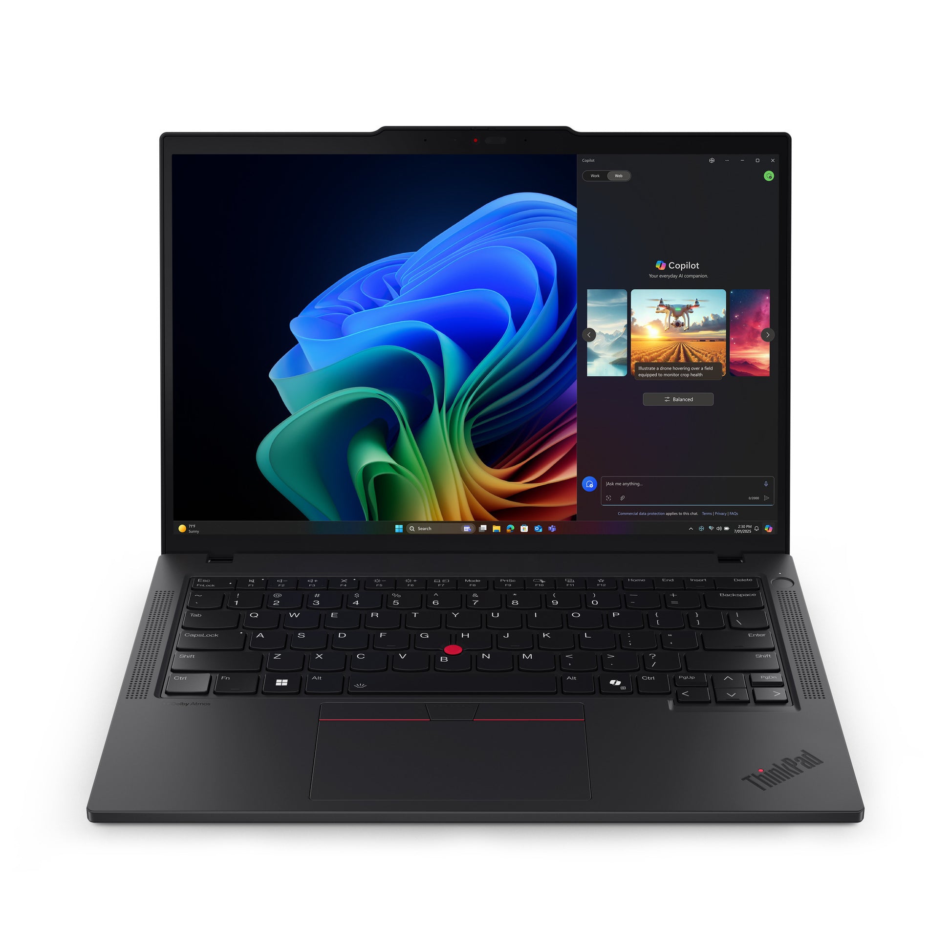 Lenovo thinkpad t14 gen 6 amd (21qj005amh) 14 copilot+ laptop (schwarz | ryzen ai 7 pro 350 | radeon 860m | 64 GB | 1 TB SSD)