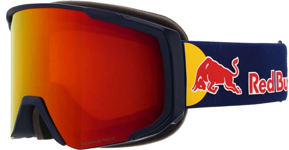 Red Bull Specteyewear Jibb-01RE2 Orange mit rotem Spiegel – Skibrille