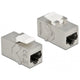 Delock Keystone -Modul RJ45 Jack an RJ45 Jack Cat.6a
