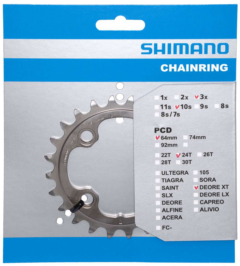 Shimano-Kette Top XT 10V 4-Arm FCM-780 Y1MM24000 24T