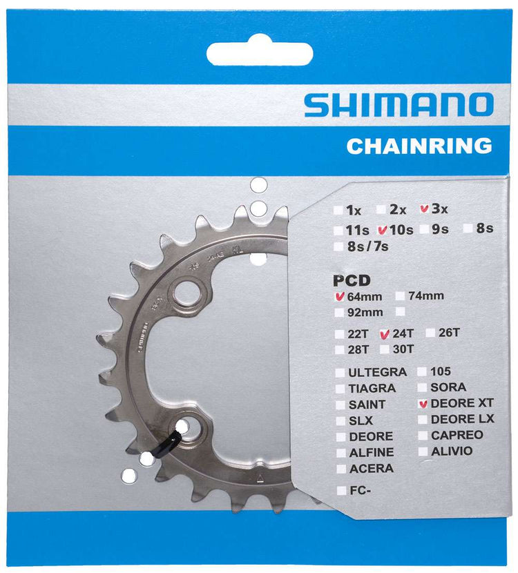 Shimano-Kette Top XT 10V 4-Arm FCM-780 Y1MM24000 24T