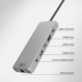ACT-Konnektivität USB-C 4K 8K 60 Hz DockingStation - afbeelding 4