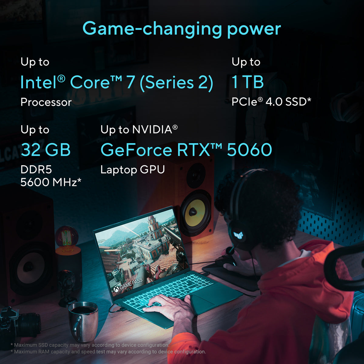 Asus v16 fx3607vp-rp003ws 16 Gaming-Laptop (schwarz | Core 7 240h | RTX 5070 | 16 GB | 1 TB SSD)