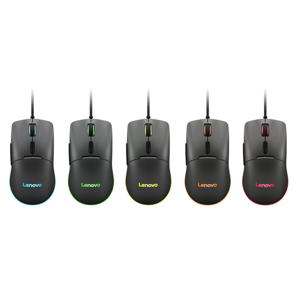 Lenovo m210 RGB-Gaming-Maus (schwarz, 8000 dpi, RGB)