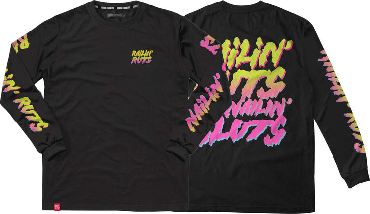 Loose Riders Railin' Ruts – technisches Langarmshirt